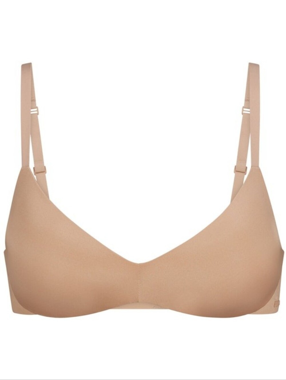 SKIMS Wireless Form Push-Up Plunge Bra – Clay – Size 30C NWT